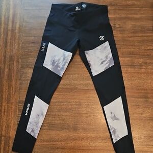 Virus Black and Gray Leggings